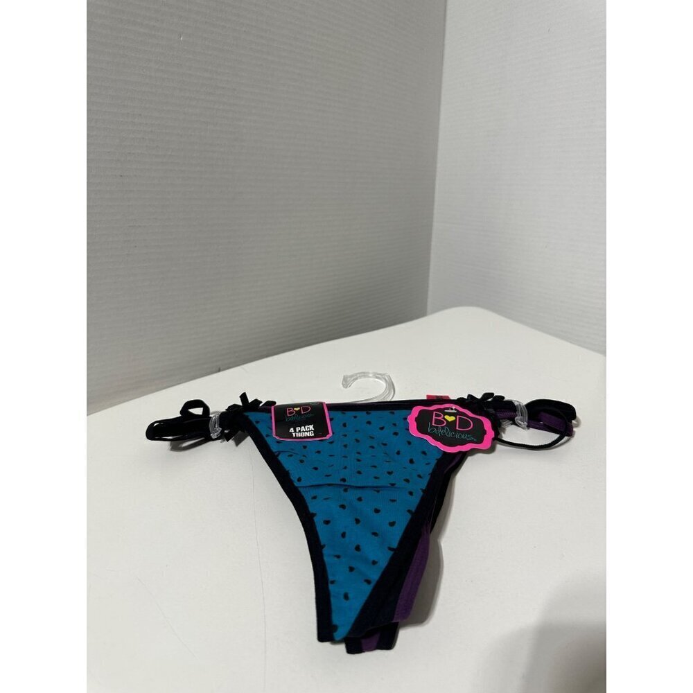 B&D Delicious Women's 4 pack G-string size L NWT